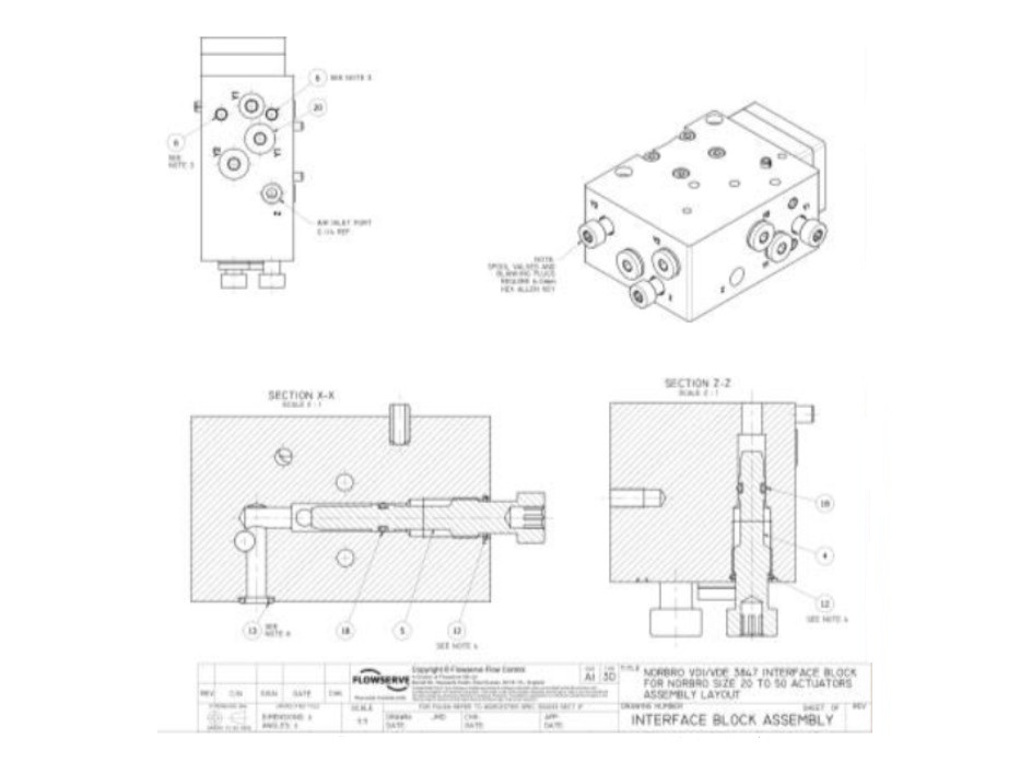 Internal pneumatic passages
