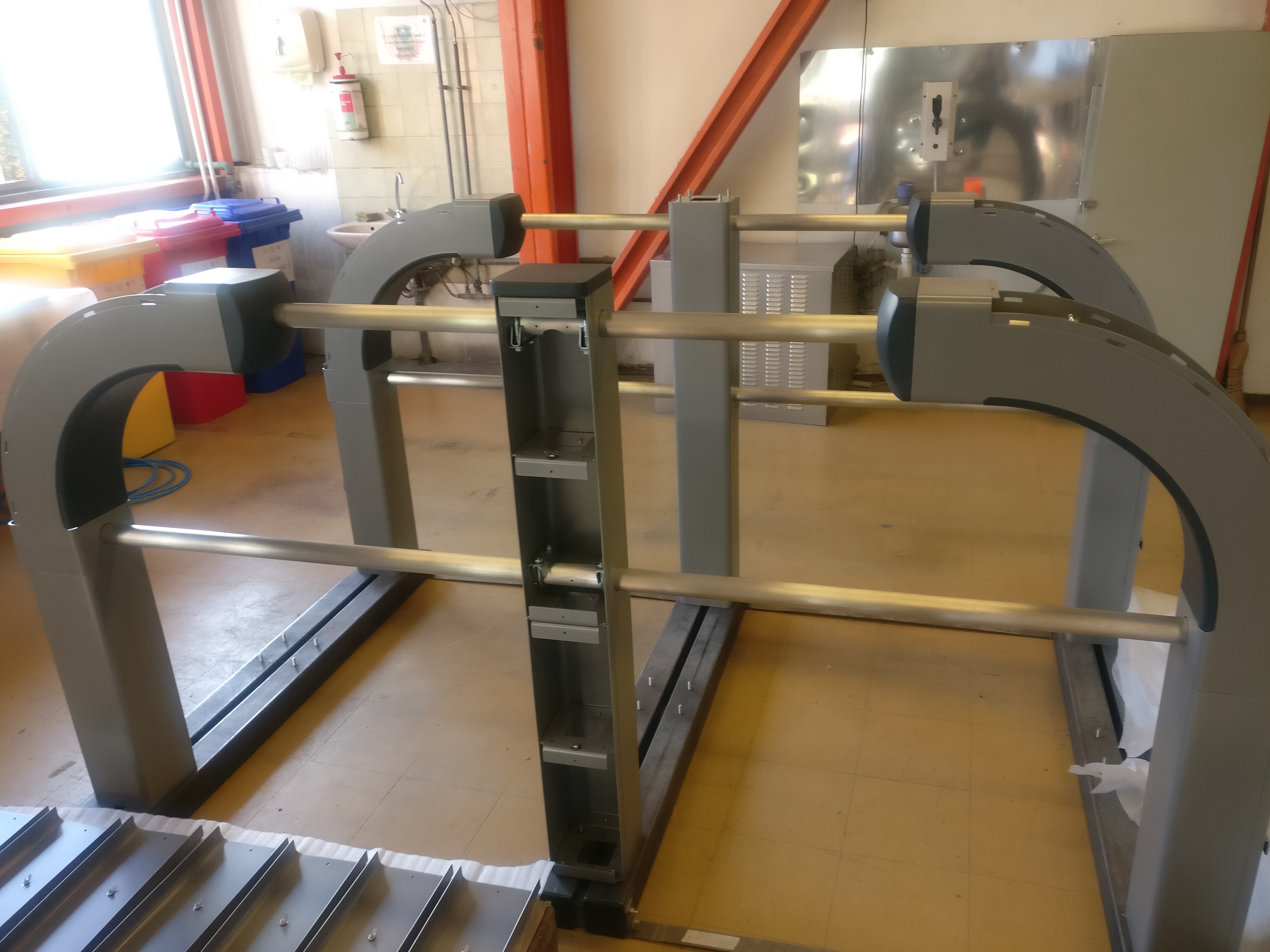 Prototype during assembly