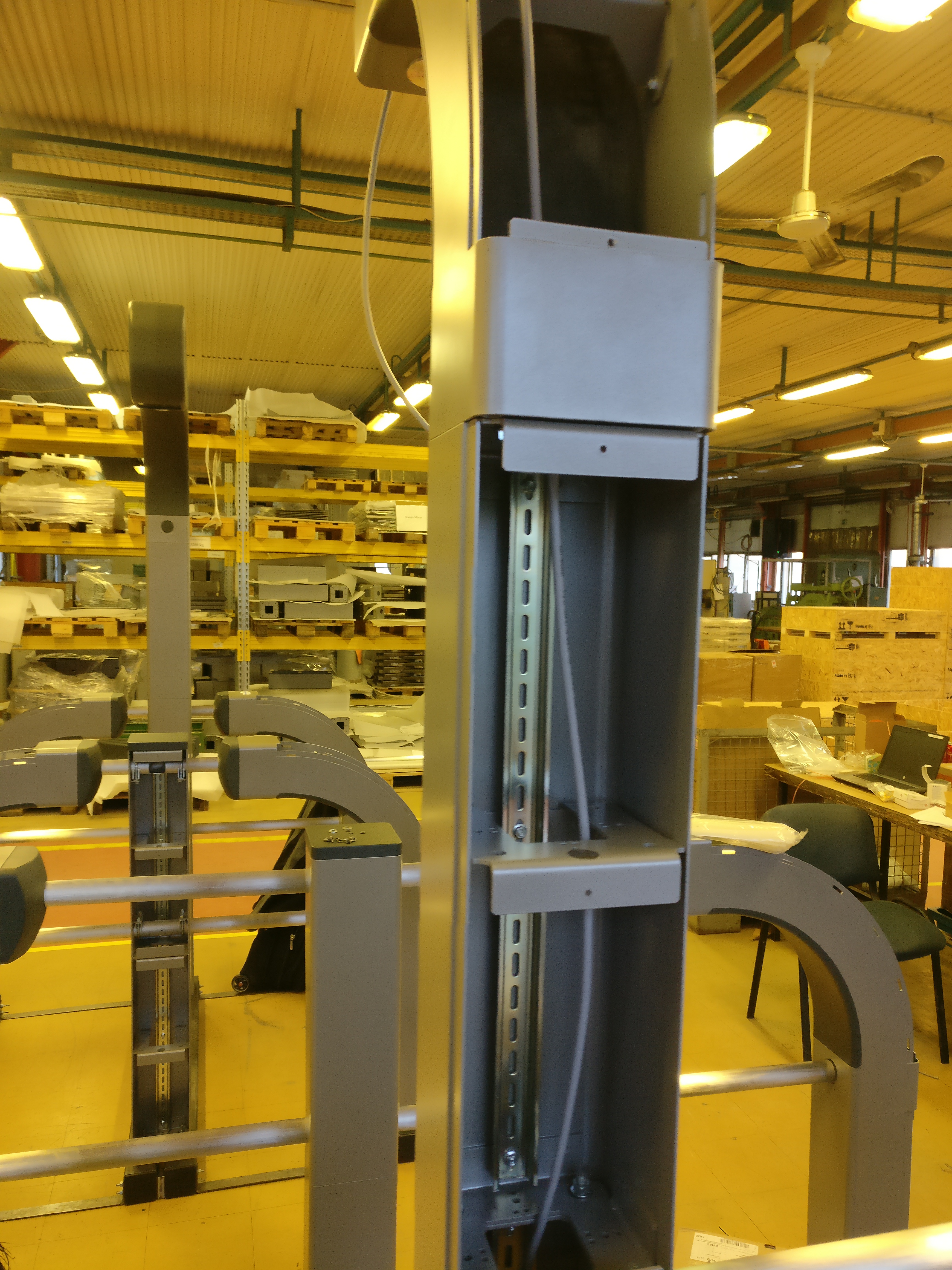 Prototype during assembly